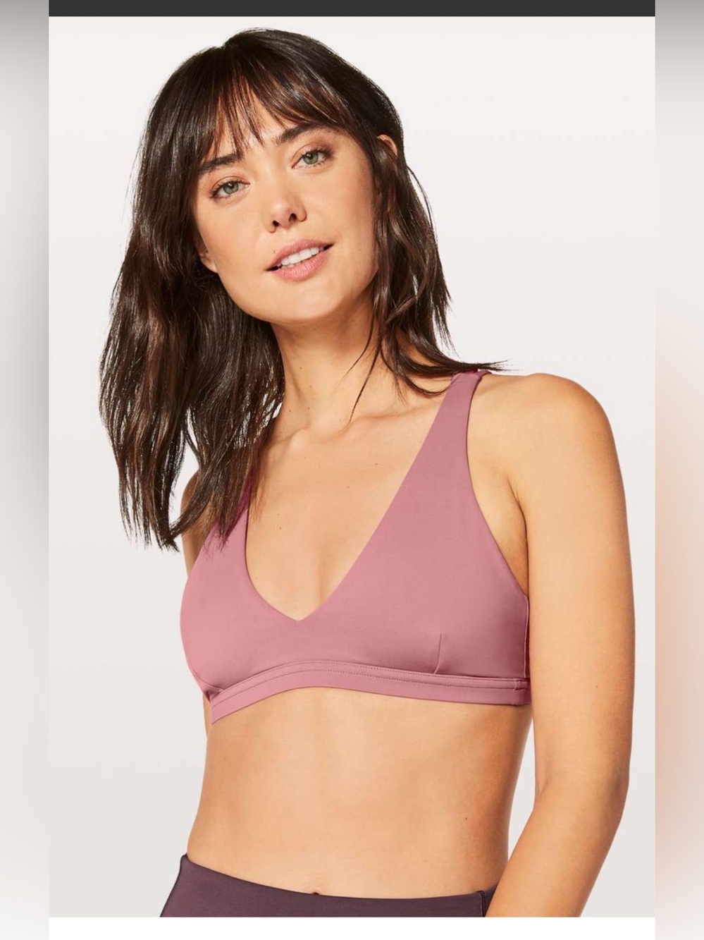 Lululemon Raise The Barre Bra Quicksand Size 6 Luxtreme Yoga Sports Bra